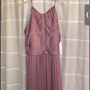 Dusty Rose bridesmaid dress